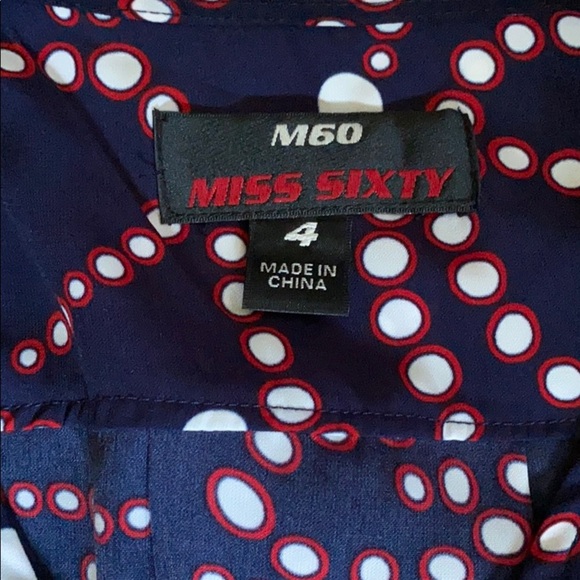 Vintage Miss Sixty Wrap Dress-EUC - Picture 5 of 6